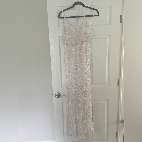 NWT ASOS Bridal White Maxi Dress - Picture 4 of 5